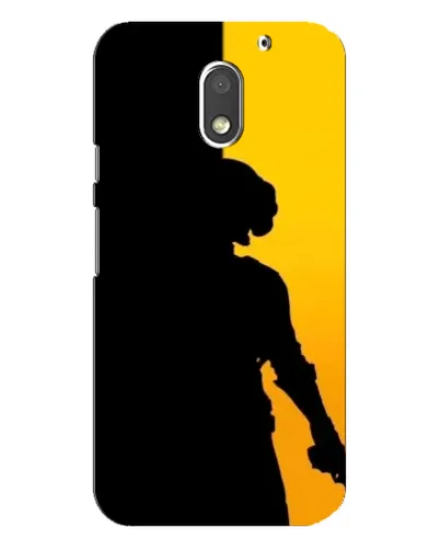 Чехол для Motorola MOTO E3 с картинкой «Тень воина PUBG»