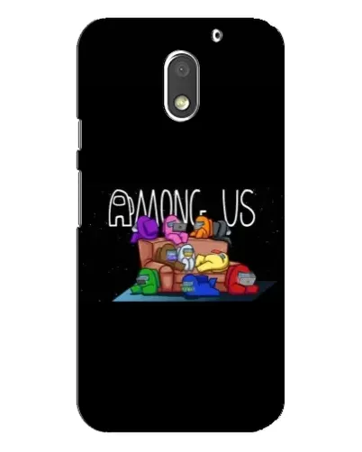 Чехол для Motorola MOTO E3 с картинкой «Логотип Among Us» Чехол для Motorola MOTO E3 с картинкой «Логотип Among Us»