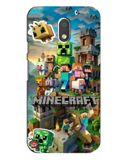 Чохол для Motorola MOTO E3 з картинкою «Замок Minecraft»