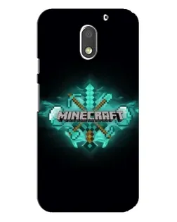 Чехол для Motorola MOTO E3 с картинкой «Minecraft Diamond лого»