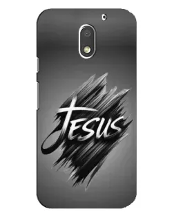 Чехол для Motorola MOTO E3 с картинкой «Надпись Jesus Graffiti»