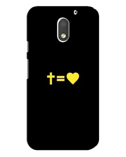 Чехол для Motorola MOTO E3 с картинкой «Сердце и Крест» Чехол для Motorola MOTO E3 с картинкой «Сердце и Крест»