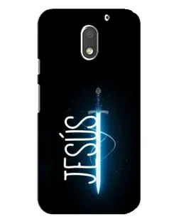 Чехол для Motorola MOTO E3 с картинкой «Меч Духа Jesus»