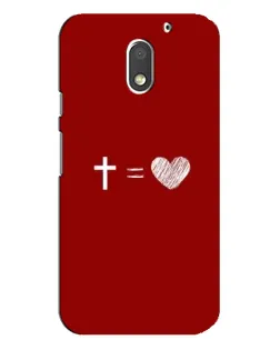 Чохол для Motorola MOTO E3 з картинкою «Рівняння любові»