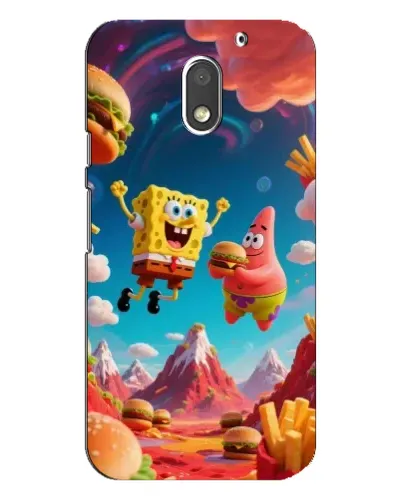 Чехол для Motorola MOTO E3 с картинкой «Космический фастфуд»