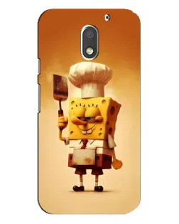 Чехол для Motorola MOTO E3 с картинкой «Губка Боб повар»