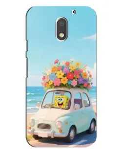 Чехол для Motorola MOTO E3 с картинкой «Автомобильное путешествие»