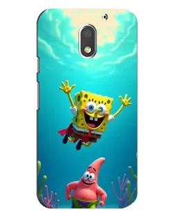 Чохол для Motorola MOTO E3 з картинкою «Спанч Боб під водою»
