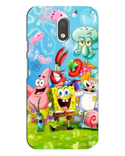Чохол для Motorola MOTO E3 з картинкою «Губка Боб та друзі» Чохол для Motorola MOTO E3 з картинкою «Губка Боб та друзі»