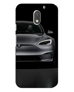 Чохол для Motorola MOTO E3 з картинкою «Tesla Model S Look»
