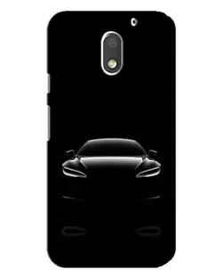 Чехол для Motorola MOTO E3 с картинкой «Силуэт Tesla Night»
