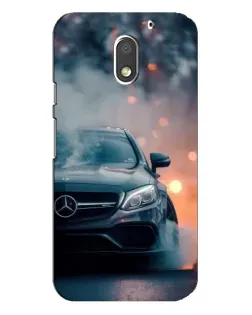 Чохол для Motorola MOTO E3 з картинкою «Mercedes — нічне місто»