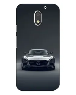 Чохол для Motorola MOTO E3 з картинкою «Mercedes на чорному»