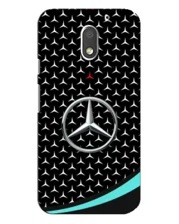 Чохол для Motorola MOTO E3 з картинкою «Mercedes — бірюзовий акцент»