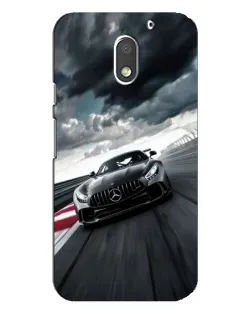 Чохол для Motorola MOTO E3 з картинкою «Гоночний Mercedes AMG»