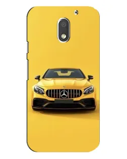 Чохол для Motorola MOTO E3 з картинкою «Жовтий Mercedes GT»
