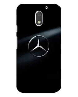 Чехол для Motorola MOTO E3 с картинкой «Mercedes на металле»