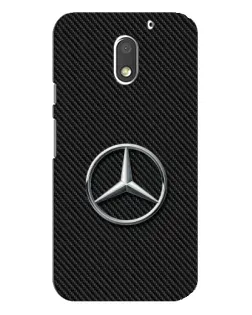 Чехол для Motorola MOTO E3 с картинкой «Карбоновый Mercedes стиль»