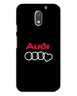 Чохол для Motorola MOTO E3 з картинкою «Логотип Audi Heart»