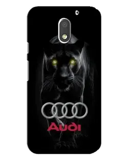 Чохол для Motorola MOTO E3 з картинкою «Пантера та Audi»