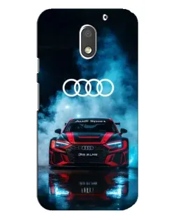 Чохол для Motorola MOTO E3 з картинкою «Audi Sport — неон»
