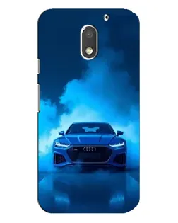 Чохол для Motorola MOTO E3 з картинкою «Audi — блакитна енергія»