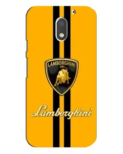 Чохол для Motorola MOTO E3 з картинкою «Lamborghini Stripe жовтий»