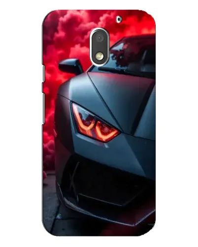 Чехол для Motorola MOTO E3 с картинкой «Lamborghini красное сияние» Чехол для Motorola MOTO E3 с картинкой «Lamborghini красное сияние»
