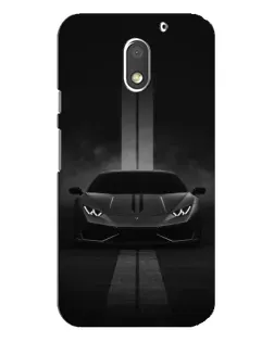 Чехол для Motorola MOTO E3 с картинкой «Lamborghini симметрия дорог»