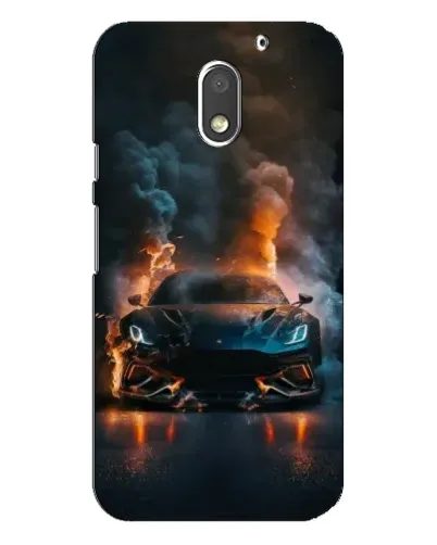 Чехол для Motorola MOTO E3 с картинкой «Lamborghini дымная эстетика» Чехол для Motorola MOTO E3 с картинкой «Lamborghini дымная эстетика»