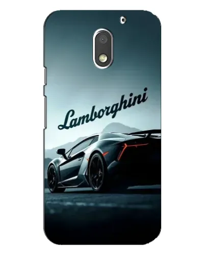 Чехол для Motorola MOTO E3 с картинкой «Классическая надпись Lamborghini» Чехол для Motorola MOTO E3 с картинкой «Классическая надпись Lamborghini»