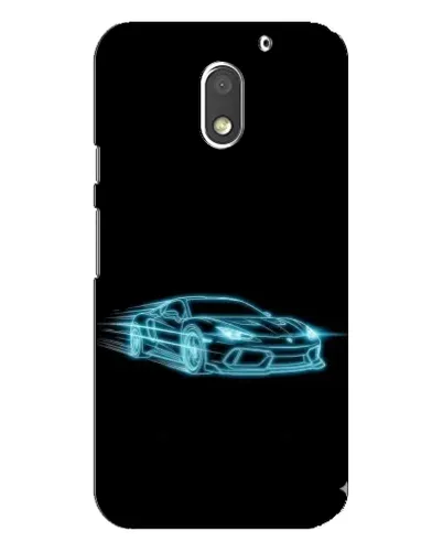 Чехол для Motorola MOTO E3 с картинкой «Неоновый контур Lamborghini» Чехол для Motorola MOTO E3 с картинкой «Неоновый контур Lamborghini»