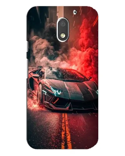 Чехол для Motorola MOTO E3 с картинкой «Lamborghini красный дым» Чехол для Motorola MOTO E3 с картинкой «Lamborghini красный дым»