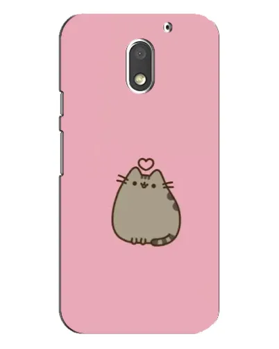Чехол для Motorola MOTO E3 с картинкой «Pusheen сердце» Чехол для Motorola MOTO E3 с картинкой «Pusheen сердце»
