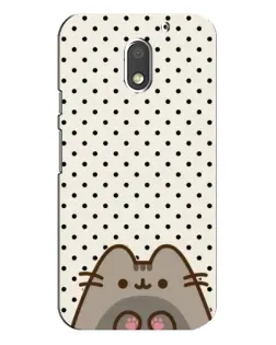 Чехол для Motorola MOTO E3 с картинкой «Пушин в горошек»