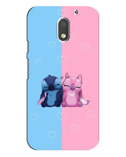 Чехол для Motorola MOTO E3 с картинкой «Stitch и Angel Love» Чехол для Motorola MOTO E3 с картинкой «Stitch и Angel Love»