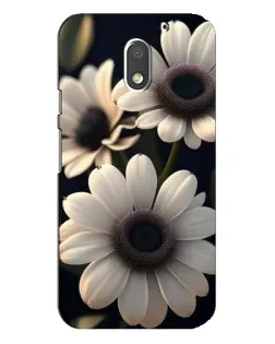 Чохол для Motorola MOTO E3 з картинкою «Білі маргаритки макро»