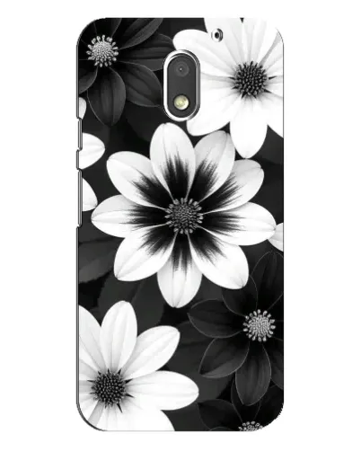 Чехол для Motorola MOTO E3 с картинкой «Монохромные астры» Чехол для Motorola MOTO E3 с картинкой «Монохромные астры»