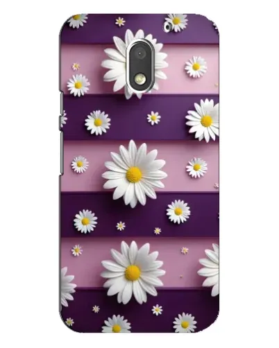Чехол для Motorola MOTO E3 с картинкой «Ромашки на фиолетовом» Чехол для Motorola MOTO E3 с картинкой «Ромашки на фиолетовом»