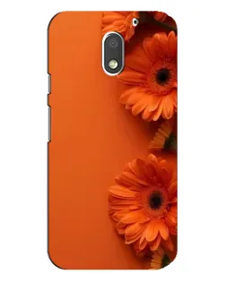 Чохол для Motorola MOTO E3 з картинкою «Помаранчеві гербери»