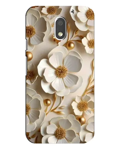 Чехол для Motorola MOTO E3 с картинкой «Белие бумажние цвети» Чехол для Motorola MOTO E3 с картинкой «Белие бумажние цвети»