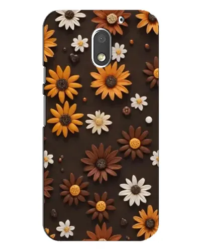 Чехол для Motorola MOTO E3 с картинкой «Узор из маленьких подсолнухов» Чехол для Motorola MOTO E3 с картинкой «Узор из маленьких подсолнухов»