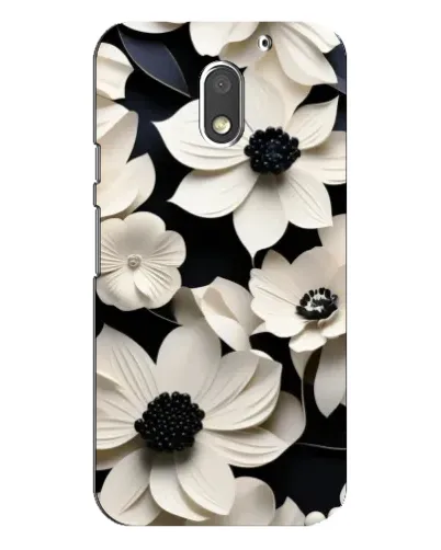 Чехол для Motorola MOTO E3 с картинкой «Объемные белые цветы» Чехол для Motorola MOTO E3 с картинкой «Объемные белые цветы»
