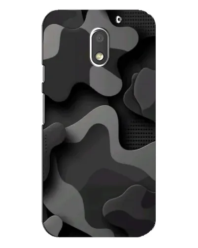 Чехол для Motorola MOTO E3 с картинкой «Темный абстрактный камуфляж»