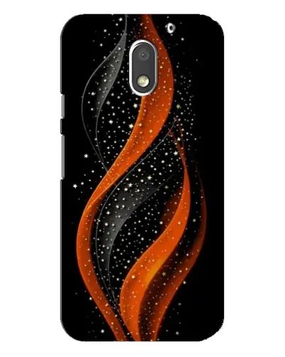Чехол для Motorola MOTO E3 с картинкой «Огненная звездная волна»