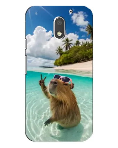 Чехол для Motorola MOTO E3 с картинкой «Капибара на море» Чехол для Motorola MOTO E3 с картинкой «Капибара на море»