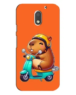 Чохол для Motorola MOTO E3 з картинкою «Капібара на скутері» Чохол для Motorola MOTO E3 з картинкою «Капібара на скутері»