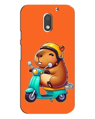 Чехол для Motorola MOTO E3 с картинкой «Капибара на скутере» Чехол для Motorola MOTO E3 с картинкой «Капибара на скутере»