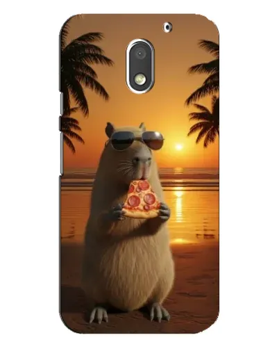 Чехол для Motorola MOTO E3 с картинкой «Капибара с пиццей» Чехол для Motorola MOTO E3 с картинкой «Капибара с пиццей»