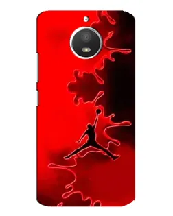 Чехол для Motorola MOTO E4 с картинкой «Jordan Red Smoke»